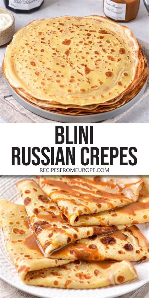 sblini|Blini (Russian Crepes) .